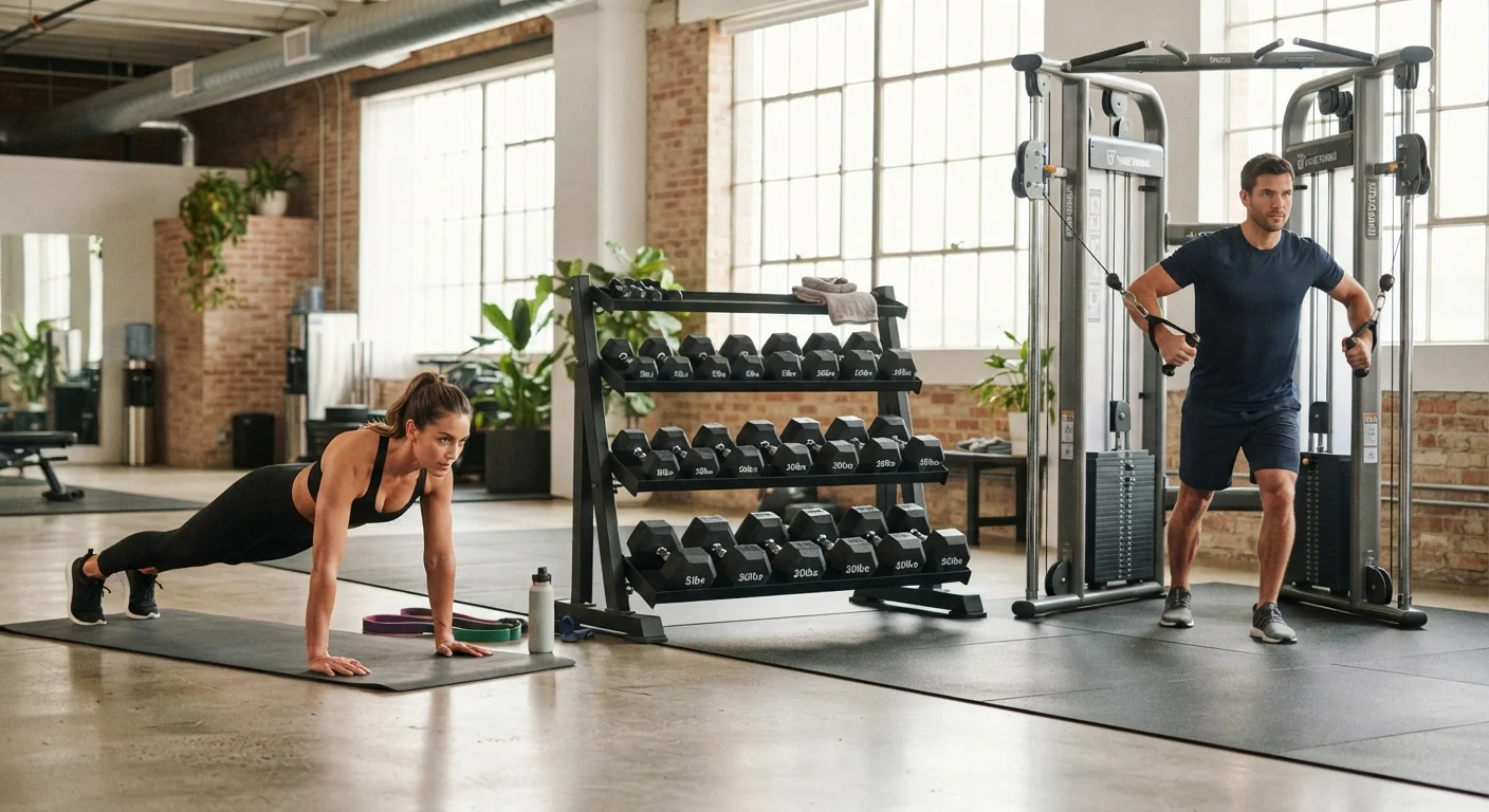 Body Weight vs. Free Weights vs. Machines: How the Three Compare