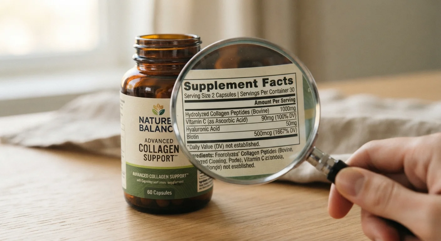 Reading a Supplement Label Without Getting Lost in the Fine Print